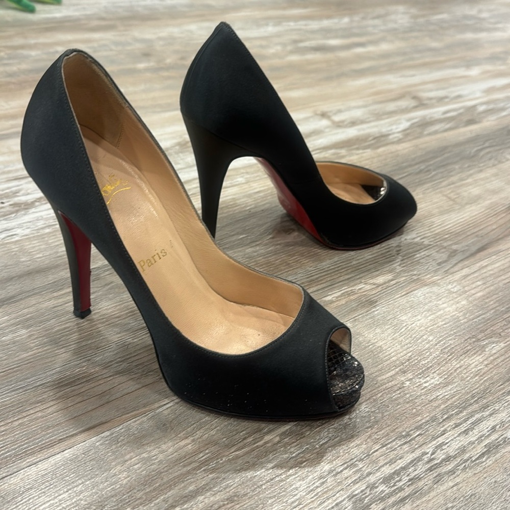 Christian Louboutin peeptoes